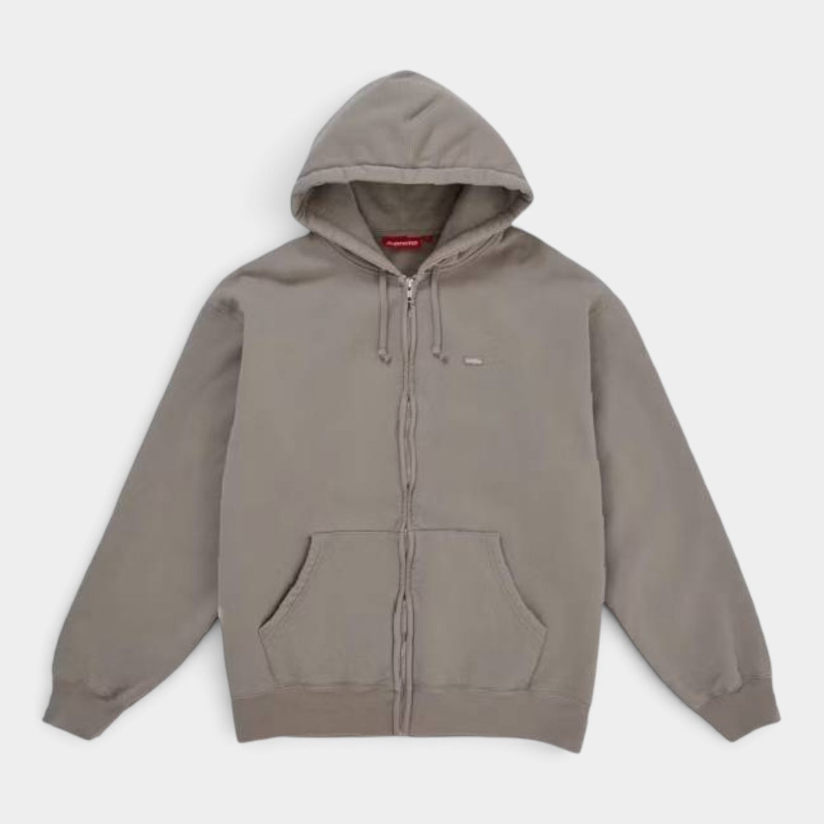 Supreme シュプリーム 2026AW Small Box Zip Up Hooded Sweatshirt　スモールボックスジップアップ フーデッドスウェットパーカー グレー