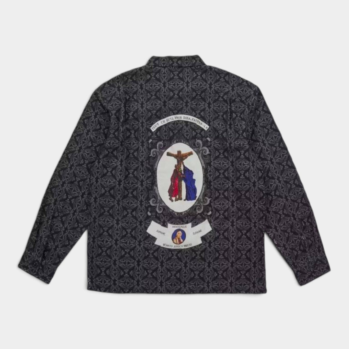 Supreme シュプリーム 2026AW Devotion Flannel Zip Up Shirt ディヴォーション フランネルジップアップシャツ ブラック1