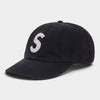 Supreme シュプリーム 2026AW Washed Canvas S Logo 6-Panel Cap ウォッシュドキャンバス Sロゴ 6パネル キャップ ブラック