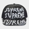  Supreme シュプリーム 2026AW Painted 5-Panel Cap ペインテッド 5パネルキャップ ブラック1