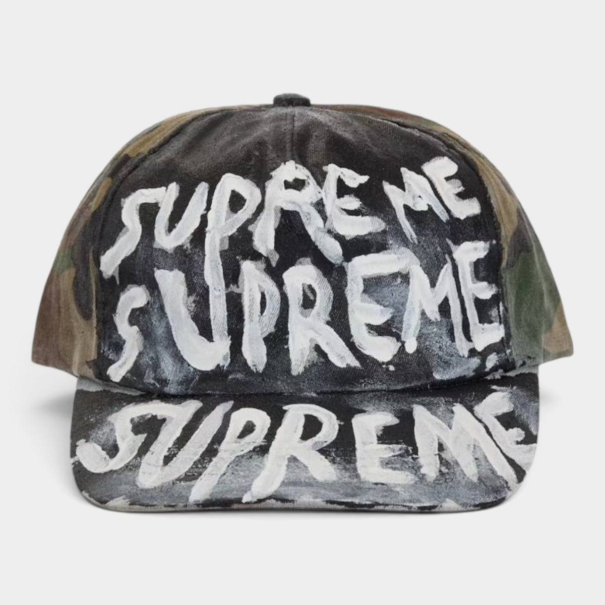 Supreme シュプリーム 2026AW Painted 5-Panel Cap ペインテッド 5パネルキャップ ウッドランドカモ1