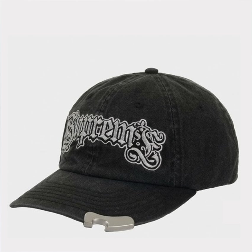 Supreme シュプリーム 2026AW Bottle Opener 6-Panel Cap ボトルオープナー 6パネルキャップ ブラック