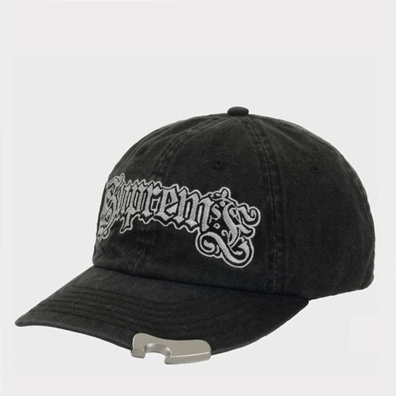 Supreme シュプリーム 2026AW Bottle Opener 6-Panel Cap ボトルオープナー 6パネルキャップ ブラック