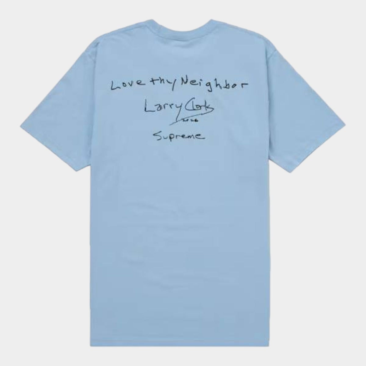 Supreme シュプリーム 2026AW Larry Clark Neighbor Tee ラリークラーク ネイバーTシャツ　パウダーブルー1