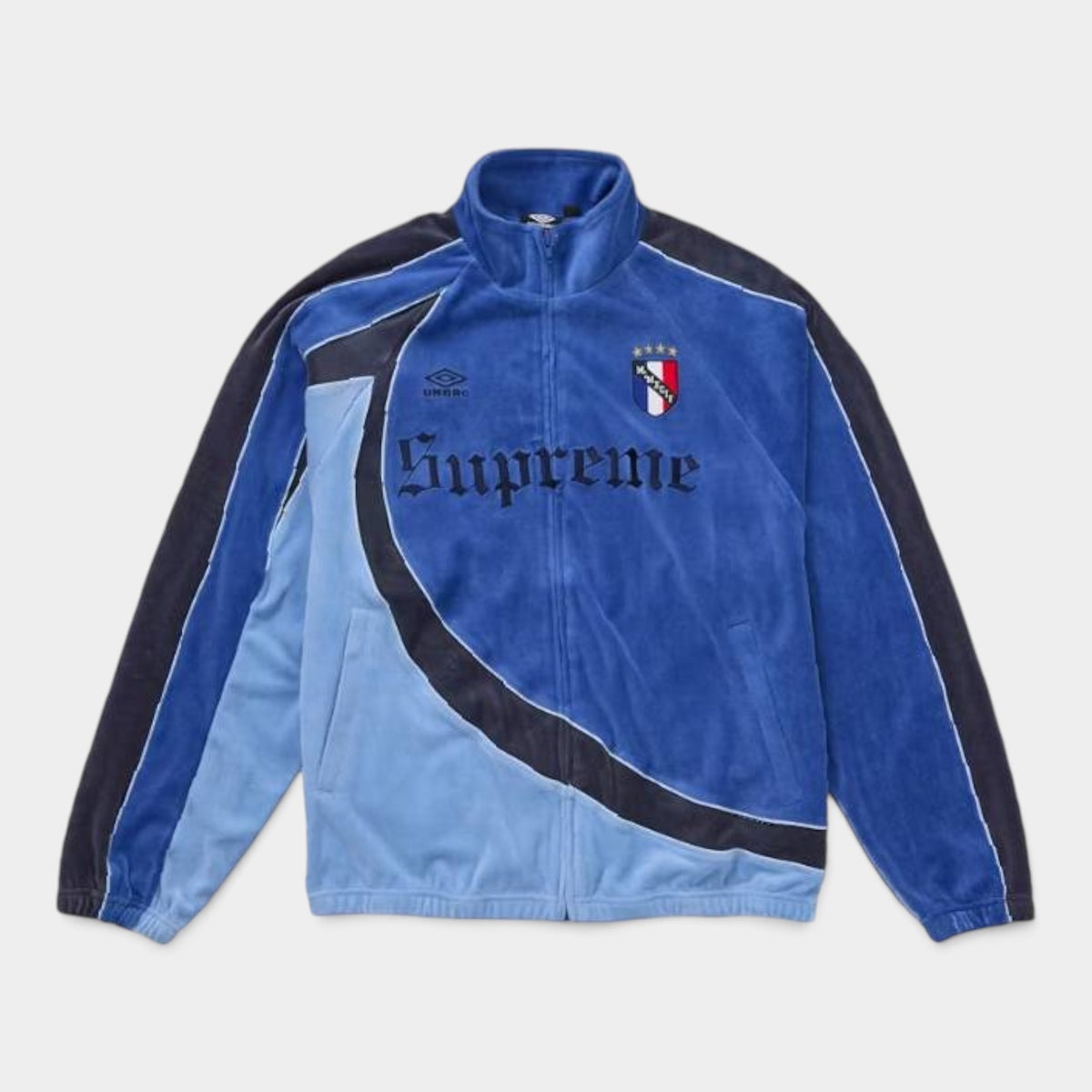 Supreme シュプリーム 2026AW Umbro Velour Track Jacket アンブロ ベロアトラックジャケット ブルー