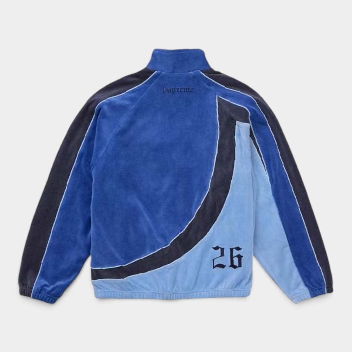 Supreme シュプリーム 2026AW Umbro Velour Track Jacket アンブロ ベロアトラックジャケット ブルー1