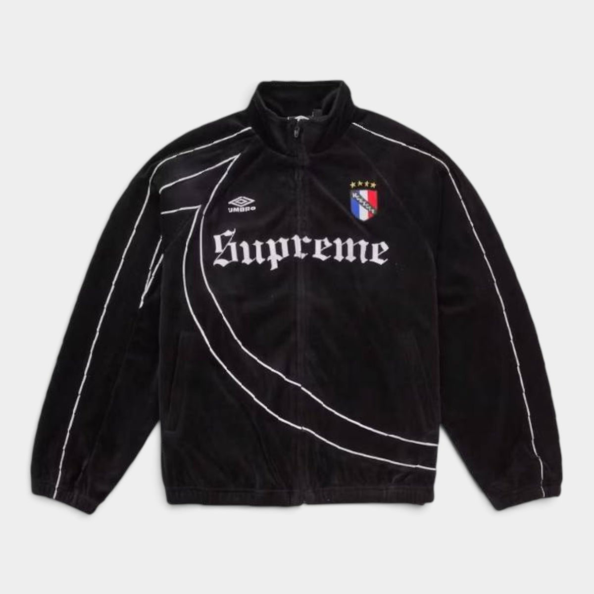 Supreme シュプリーム 2026AW Umbro Velour Track Jacket アンブロ ベロアトラックジャケット ブラック