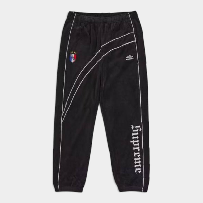 Supreme シュプリーム 2026AW Umbro Velour Track Pant アンブロ ベロアトラックパンツ ブラック