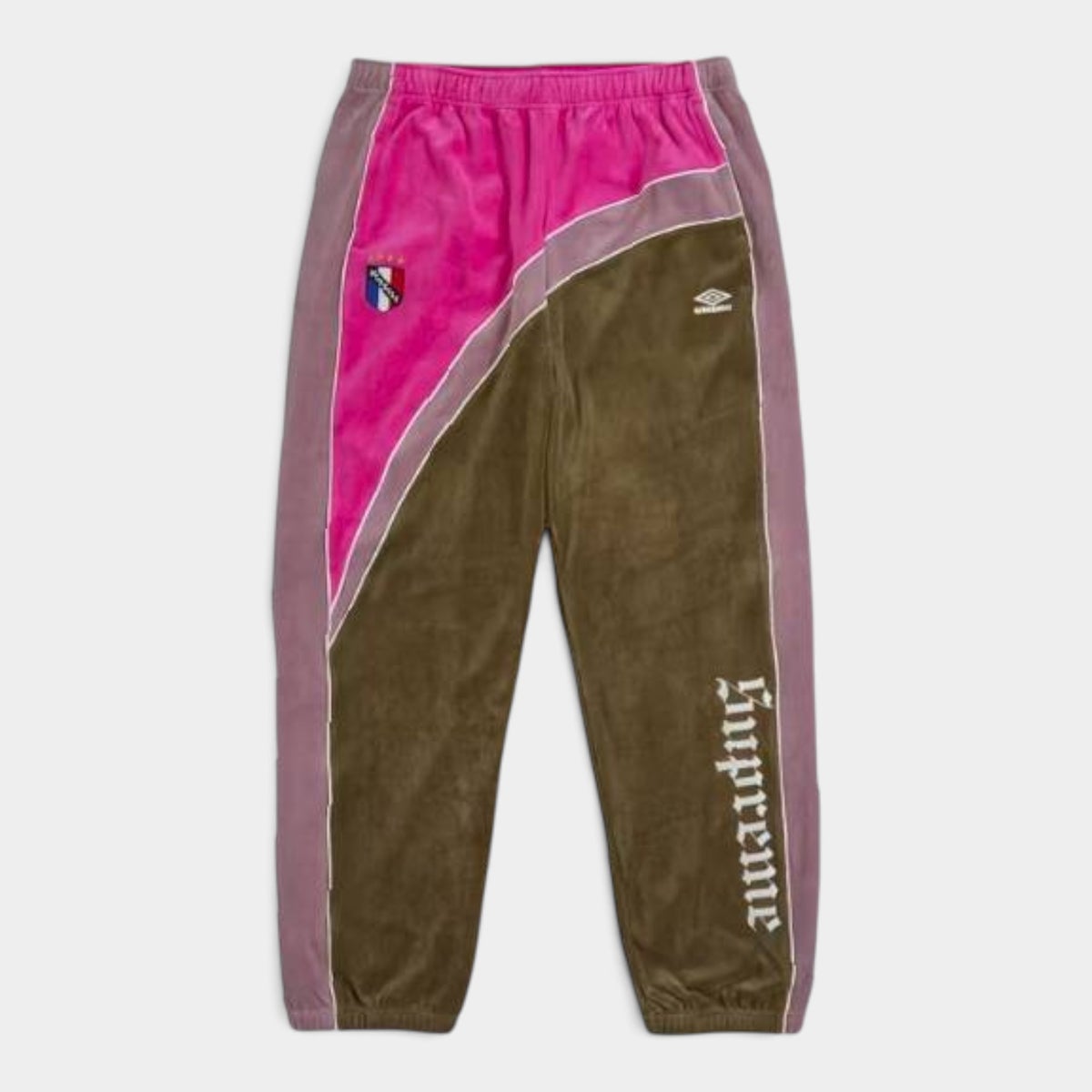 Supreme シュプリーム 2026AW Umbro Velour Track Pant アンブロ ベロアトラックパンツ オリーブ