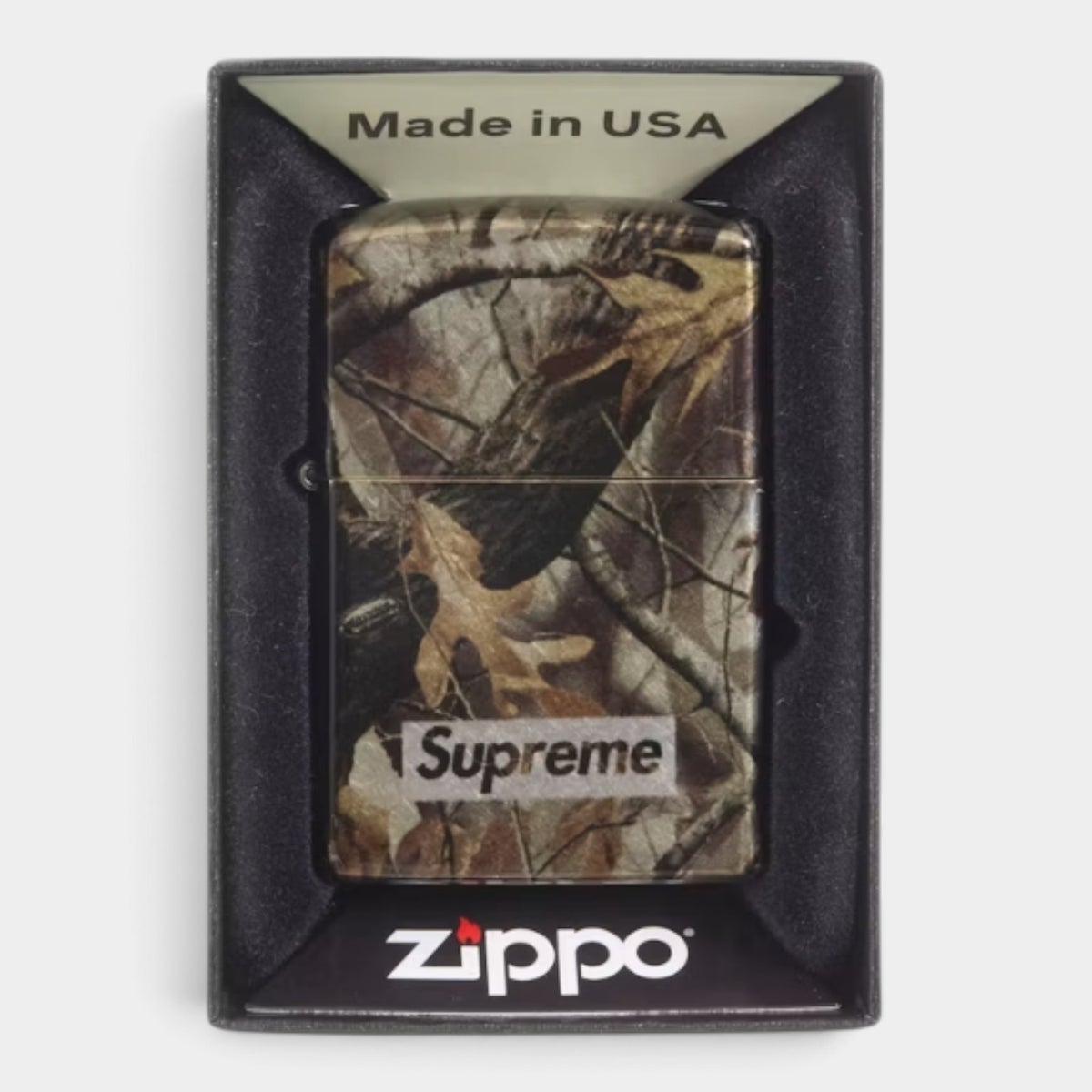  Supreme シュプリーム 2026AW Camo Logo Zippo カモロゴ ジッポ リアルツリーハードウッズカモ1