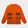 Supreme シュプリーム 2026AW Reflective L/S Top リフレクティブ ロングスリーブトップ オレンジ