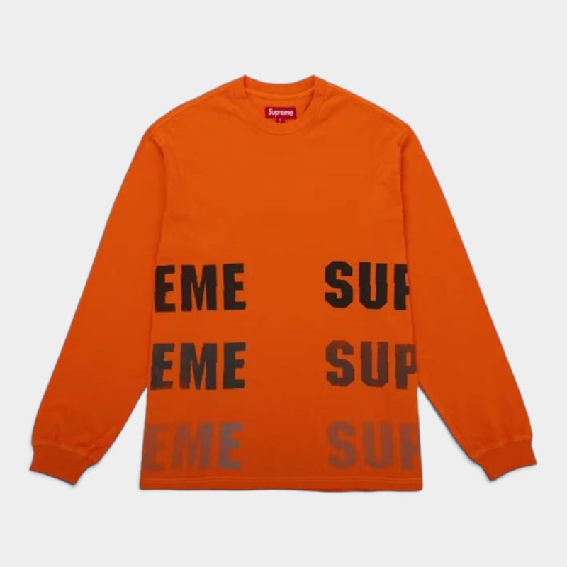 Supreme シュプリーム 2026AW Reflective L/S Top リフレクティブ ロングスリーブトップ オレンジ