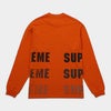 Supreme シュプリーム 2026AW Reflective L/S Top リフレクティブ ロングスリーブトップ オレンジ1