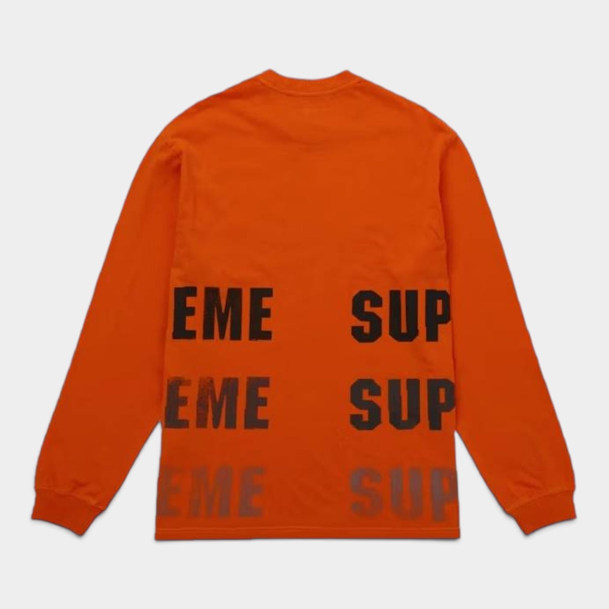 Supreme シュプリーム 2026AW Reflective L/S Top リフレクティブ ロングスリーブトップ オレンジ1