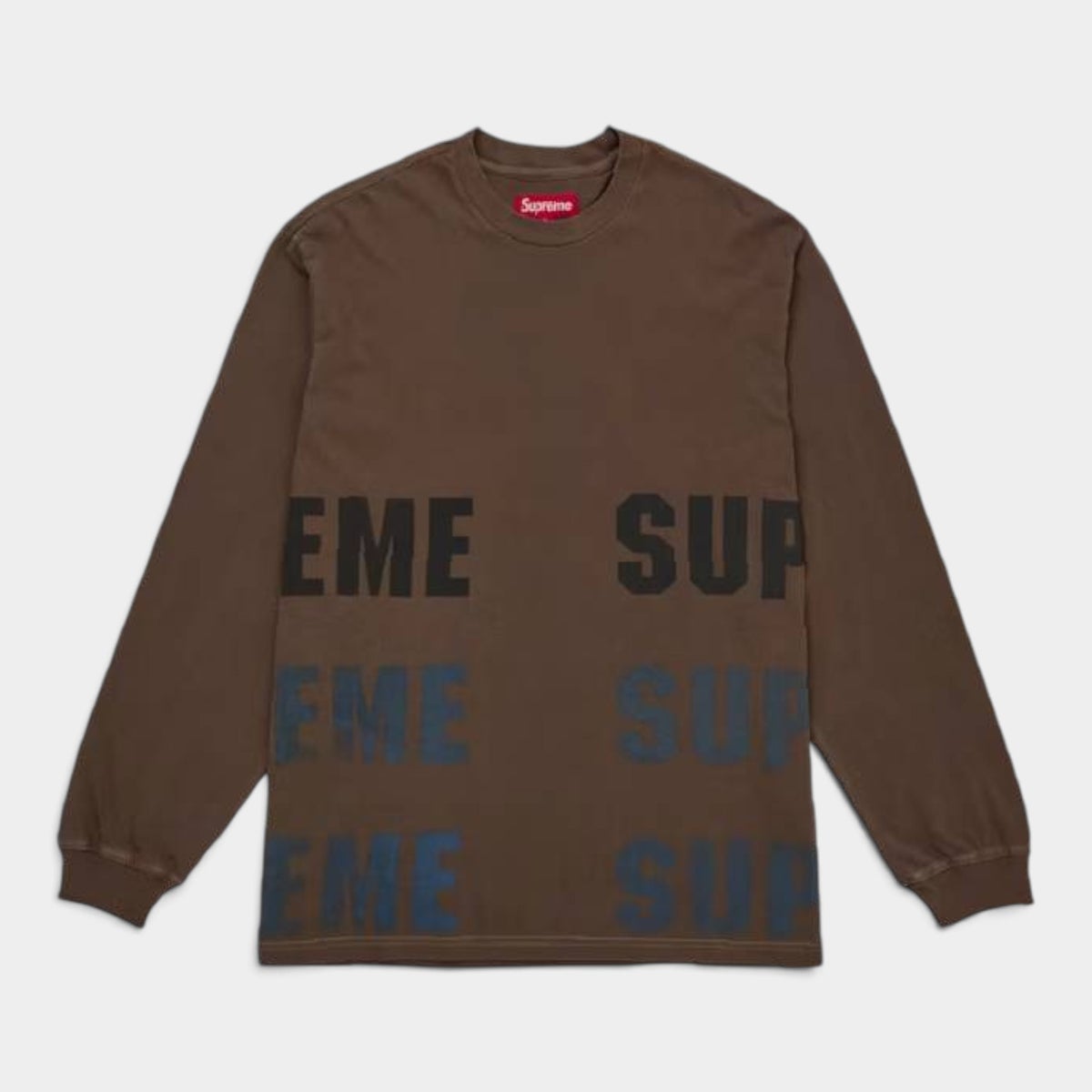 Supreme シュプリーム 2026AW Reflective L/S Top リフレクティブ ロングスリーブトップ ブラウン