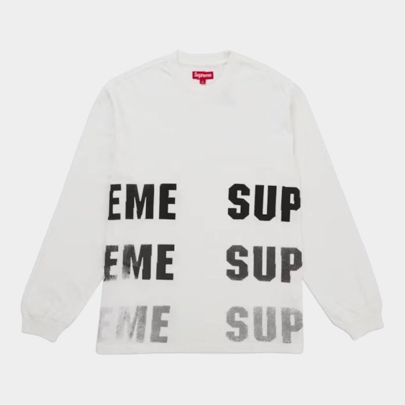 Supreme シュプリーム 2026AW Reflective L/S Top リフレクティブ ロングスリーブトップ ホワイト