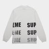  Supreme シュプリーム 2026AW Reflective L/S Top リフレクティブ ロングスリーブトップ ホワイト
