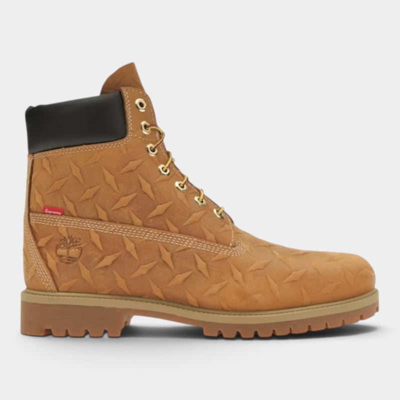  Supreme シュプリーム 2026AW　Timberland Diamond Plate 6inch Premium Waterproof Boot ティンバーランド ダイアモンドプレート 6インチ プレミアム ウォータープルーフ ブーツ　ウィート