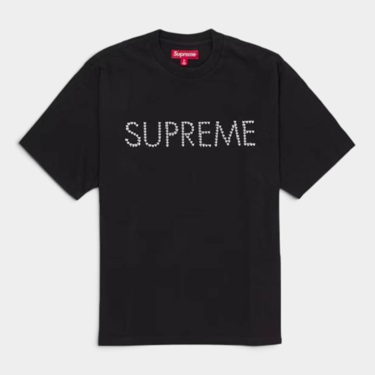 Supreme シュプリーム 2026AW Hearts Studded S/S Top ハーツ スタッズ ショートスリーブ トップTシャツ ブラック