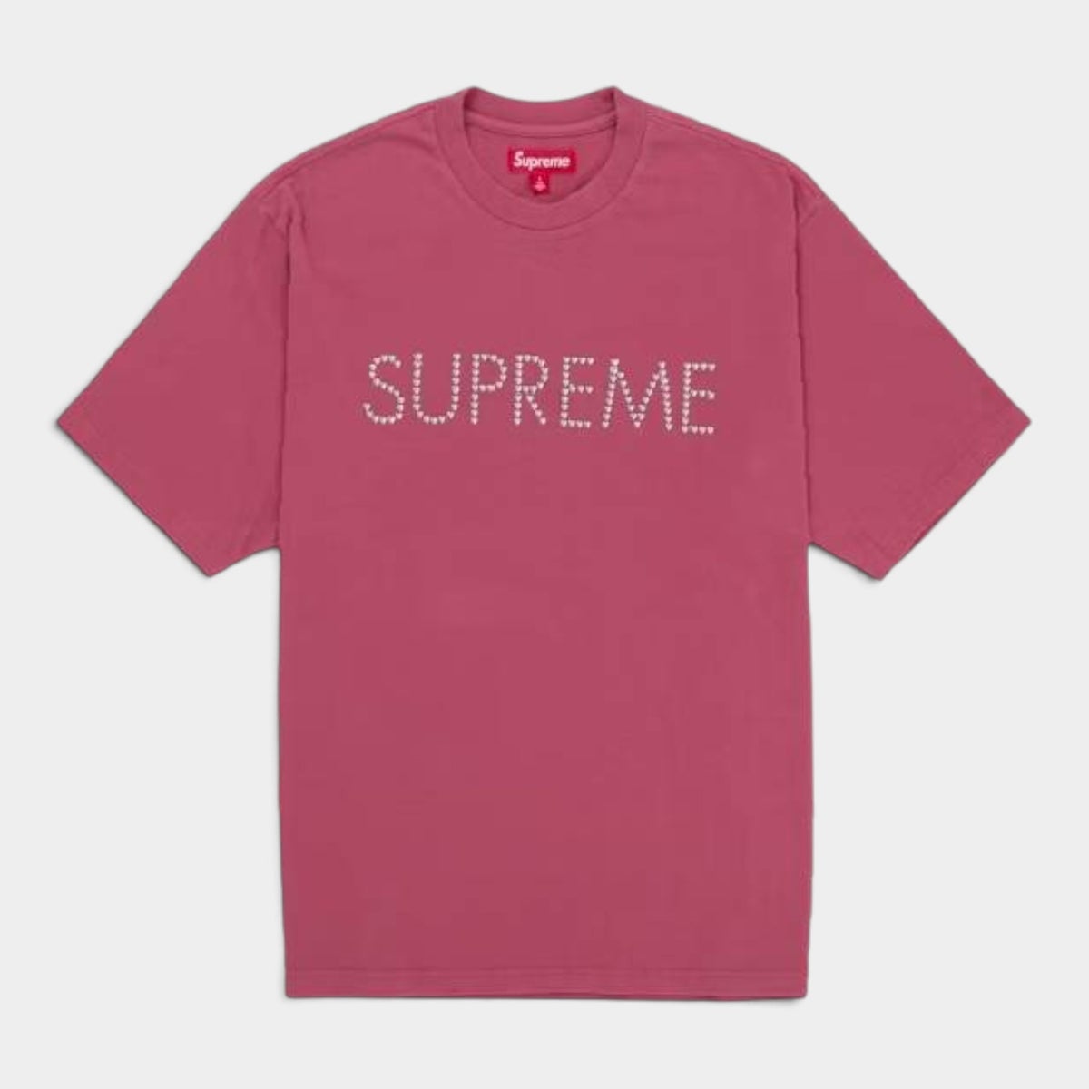 Supreme シュプリーム 2026AW Hearts Studded S/S Top ハーツ スタッズ ショートスリーブ トップTシャツ ダスティローズ