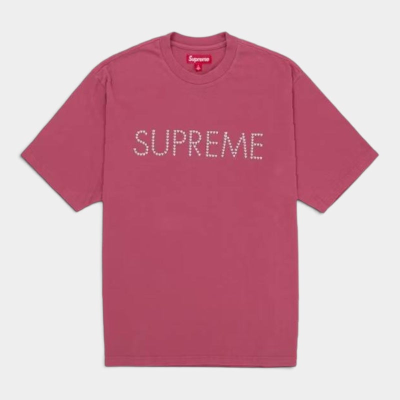 Supreme シュプリーム 2026AW Hearts Studded S/S Top ハーツ スタッズ ショートスリーブ トップTシャツ ダスティローズ