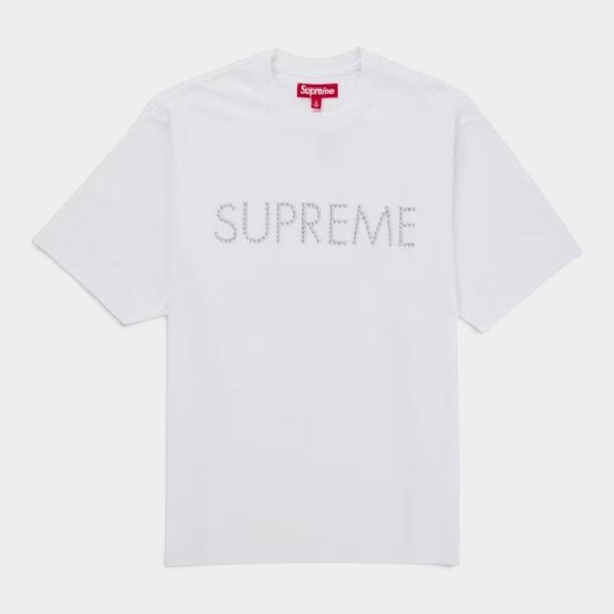 Supreme シュプリーム 2026AW Hearts Studded S/S Top ハーツ スタッズ ショートスリーブ トップTシャツ ホワイト