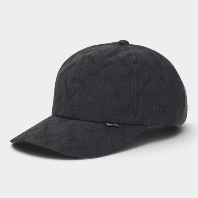 Supreme シュプリーム 2026AW Monogram Jacquard 6-Panel Cap モノグラム ジャカード 6パネルキャップ ブラック