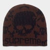  Supreme シュプリーム 2026AW Vanson Leathers Skull Beanie バンソンレザーズ スカル ビーニー ブラウン