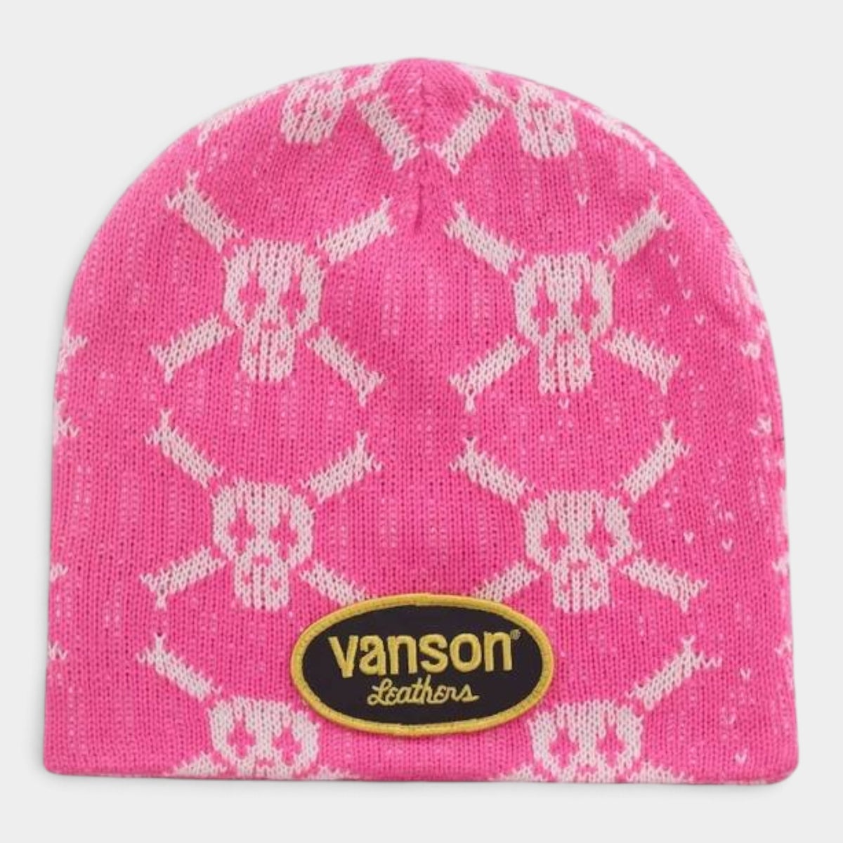  Supreme シュプリーム 2026AW Vanson Leathers Skull Beanie バンソンレザーズ スカル ビーニー ピンク