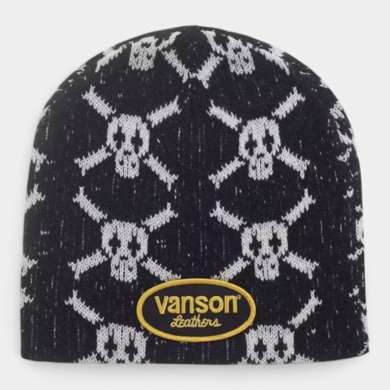 Supreme シュプリーム 2026AW Vanson Leathers Skull Beanie バンソンレザーズ スカル ビーニー ブラック