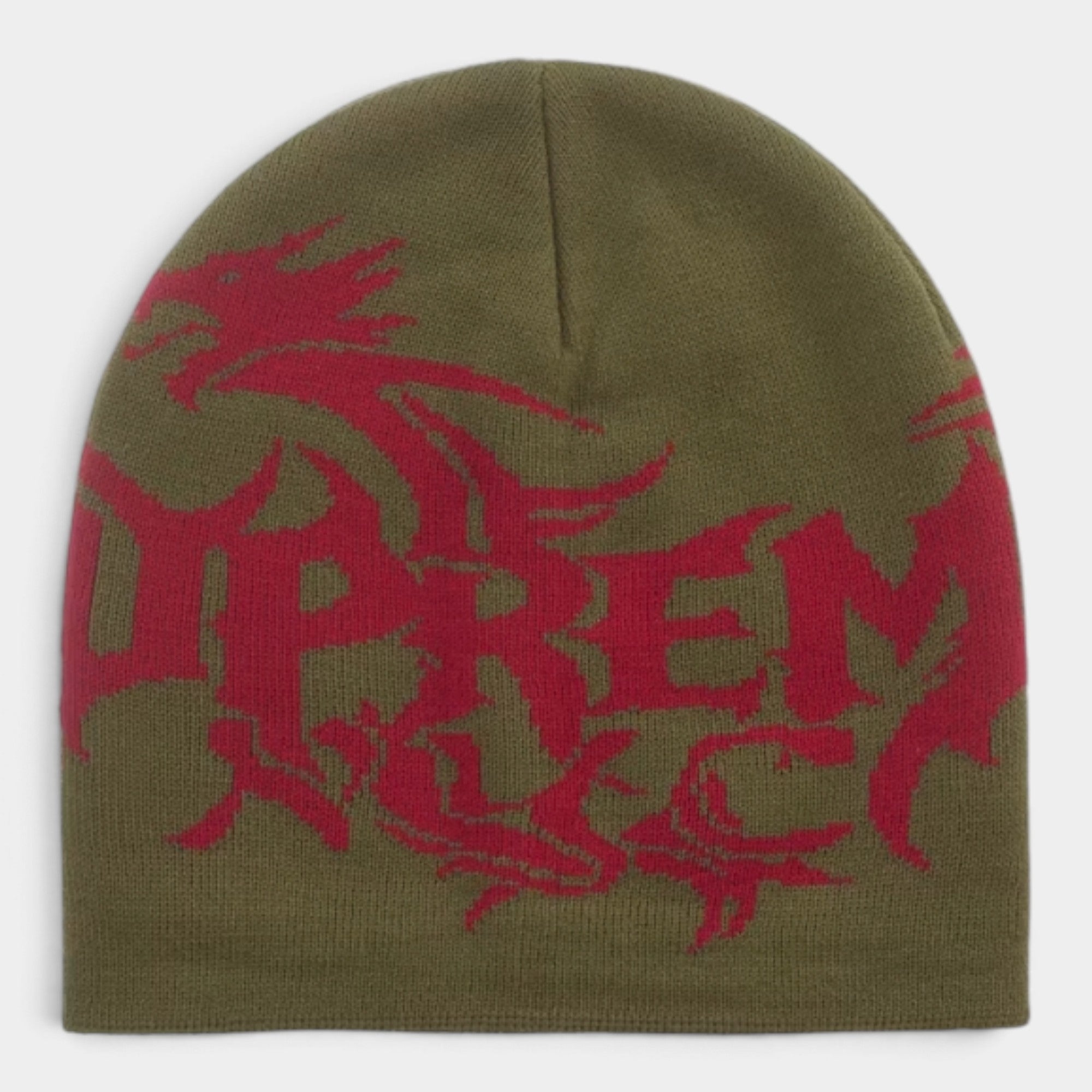 新品未使用タグ付き Supreme ニット帽 オリーブ色 ビーニー Supreme シュプリーム 2026AW Dragon Beanie ドラゴン ビーニー オリーブ