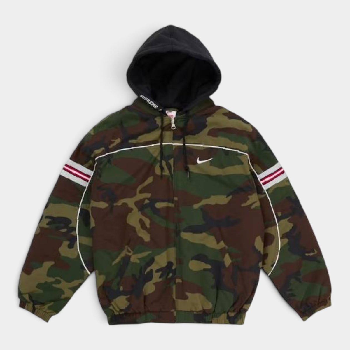 Supreme シュプリーム 2026AW Nike Nylon Hooded Jacket ナイキ ナイロン フーデッド ジャケット ウッドランドカモ