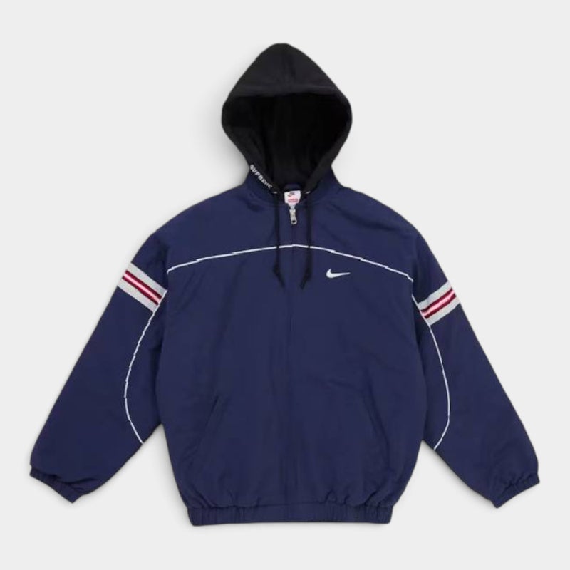 Supreme シュプリーム 2026AW Nike Nylon Hooded Jacket ナイキ ナイロン フーデッド ジャケット ネイビー