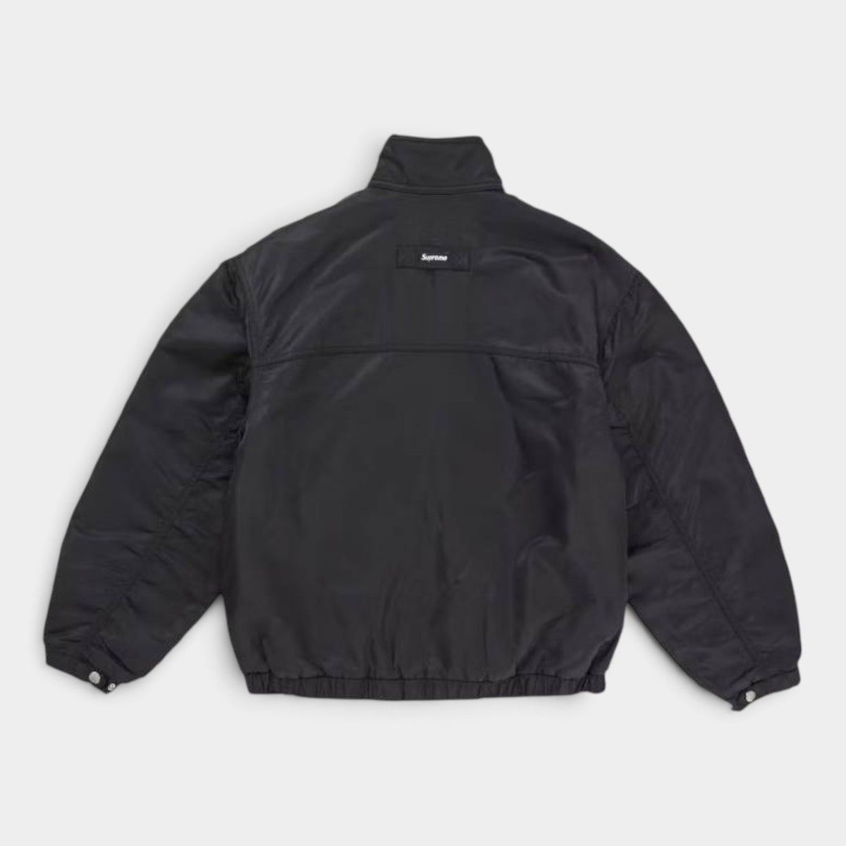 Supreme シュプリーム 2026AW Stand Collar Lined Nylon Jacket　スタンドカラー ラインド ナイロン ジャケット　ブラック