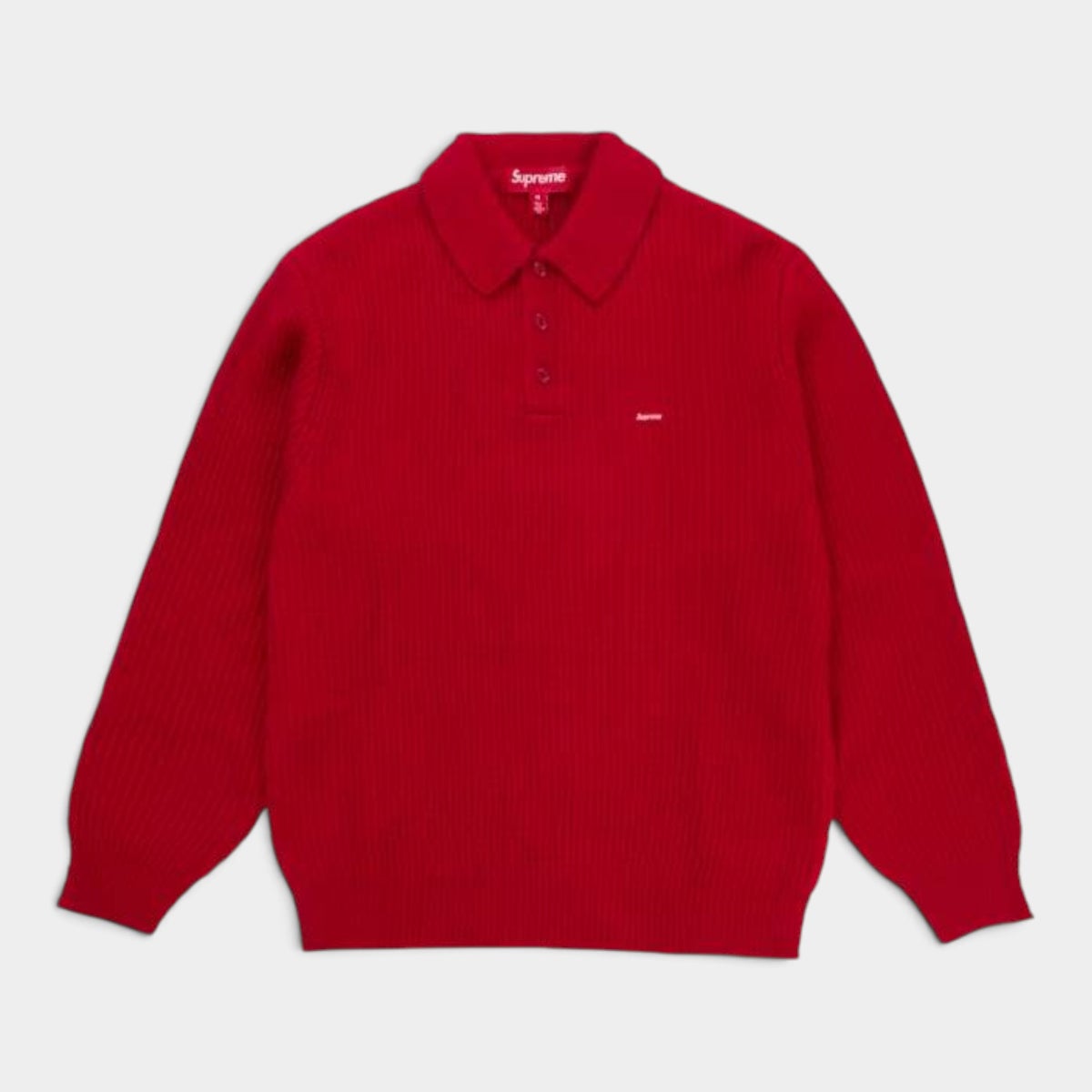 Supreme シュプリーム 2026AW Small Box Sweater Polo スモール ボックス セーター ポロ レッド