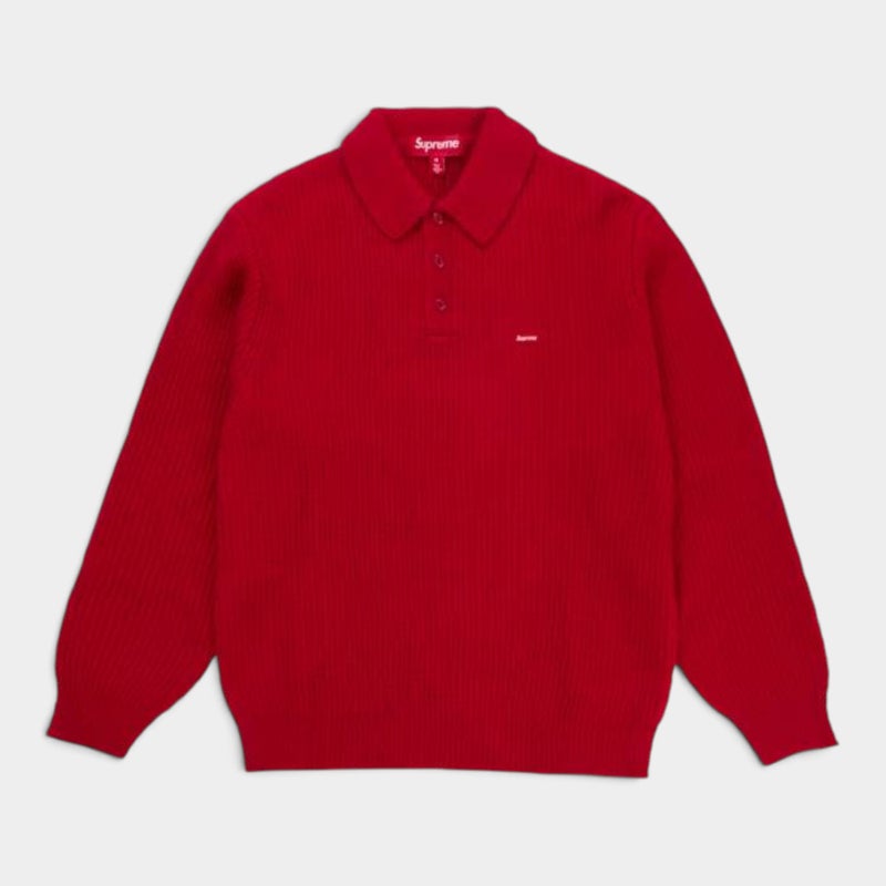 Supreme シュプリーム 2026AW Small Box Sweater Polo スモール ボックス セーター ポロ レッド