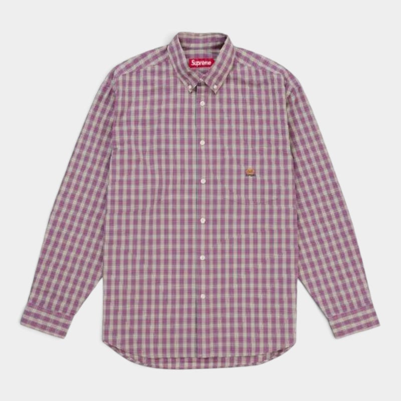 Supreme シュプリーム 2026AW Mini Plaid Shirt ミニ プレイド シャツ ピンク
