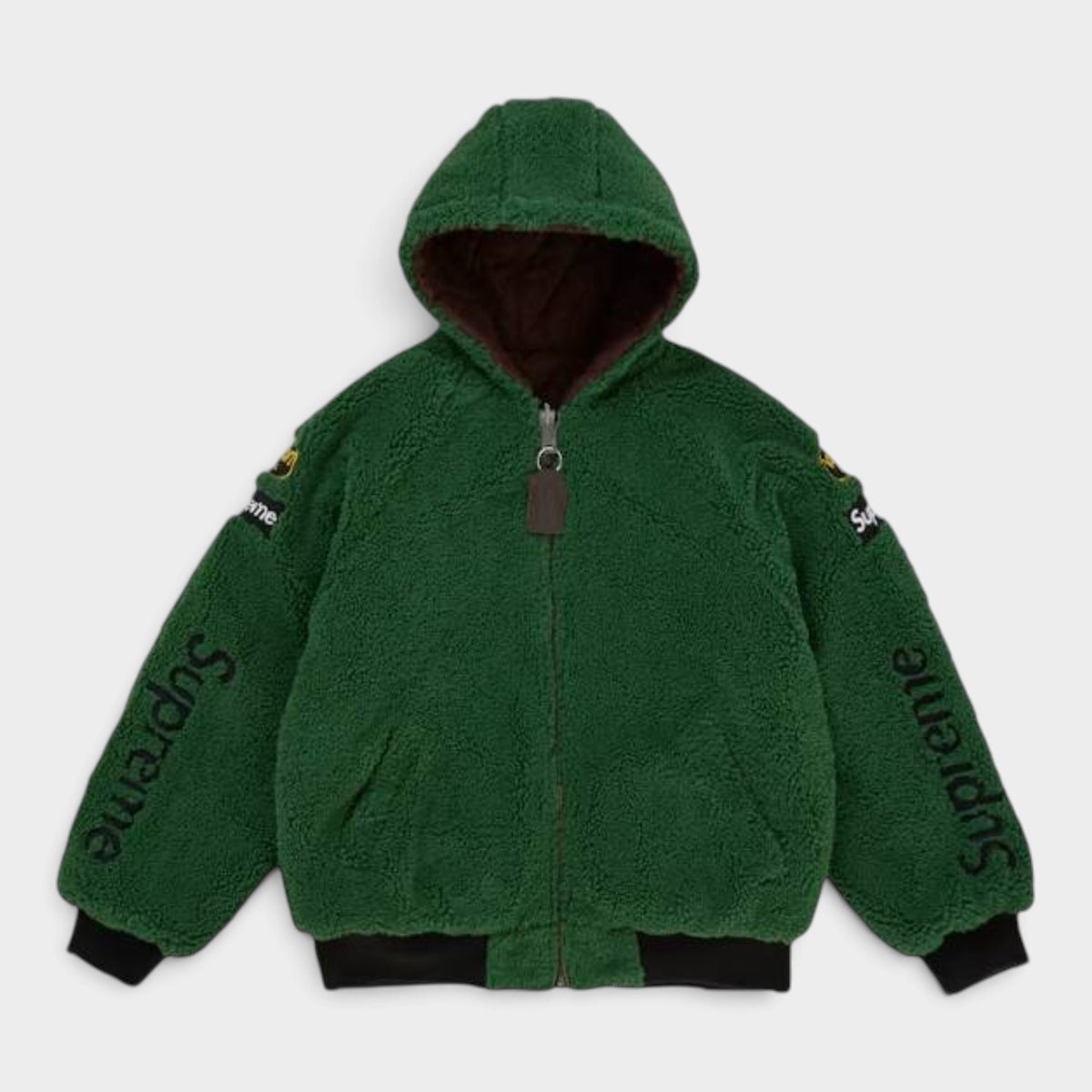 Supreme シュプリーム 2026AW Vanson Leathers Reversible Quilted Hooded Jacket バンソンレザーズ リバーシブル キルテッド フーデッドジャケット ブラウン