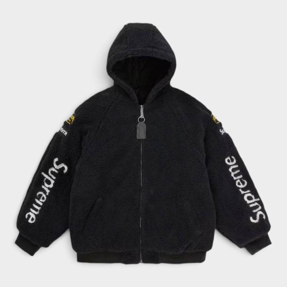 Supreme シュプリーム 2026AW Vanson Leathers Reversible Quilted Hooded Jacket バンソンレザーズ リバーシブル キルテッド フーデッドジャケット　ブラック