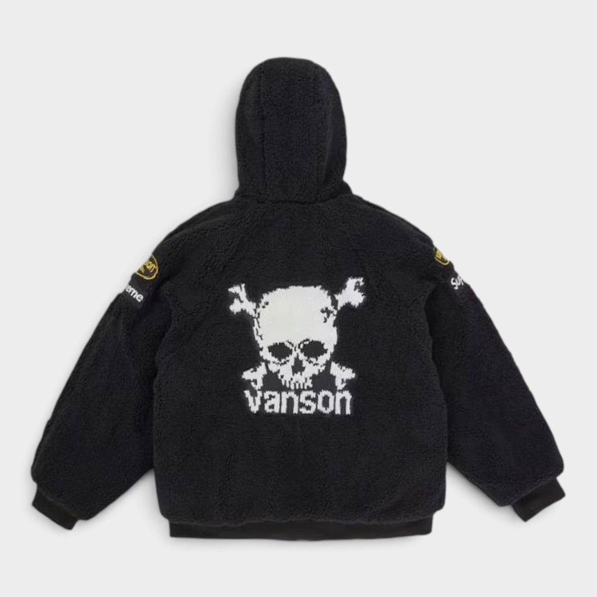 Supreme シュプリーム 2026AW Vanson Leathers Reversible Quilted Hooded Jacket バンソンレザーズ リバーシブル キルテッド フーデッドジャケット　ブラック