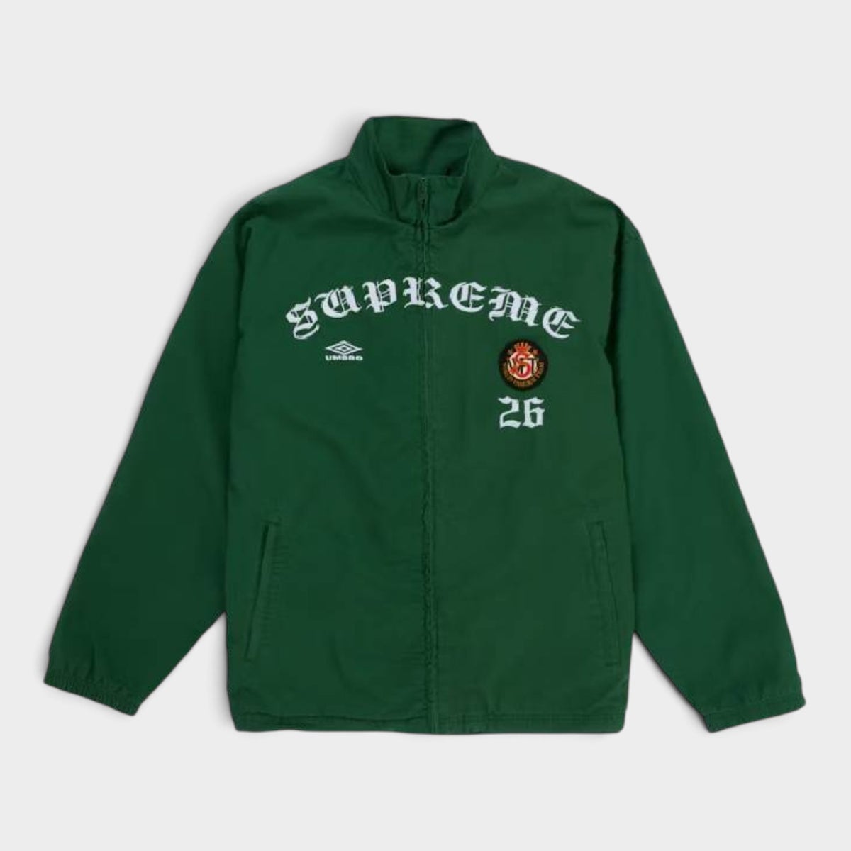 Supreme シュプリーム 2026AW Umbro Cotton Ripstop Track Jacket　アンブロ コットン リップストップ トラックジャケット　グリーン