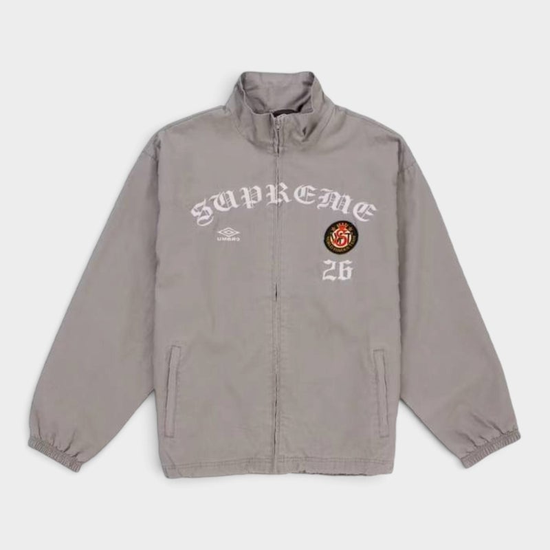  Supreme シュプリーム 2026AW Umbro Cotton Ripstop Track Jacket　アンブロ コットン リップストップ トラックジャケット　グレー