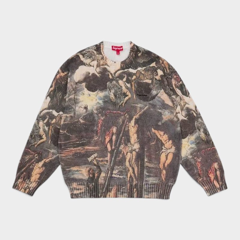  Supreme シュプリーム 2026AW Crucifixion Sweater クルシフィクション セーター マルチカラー