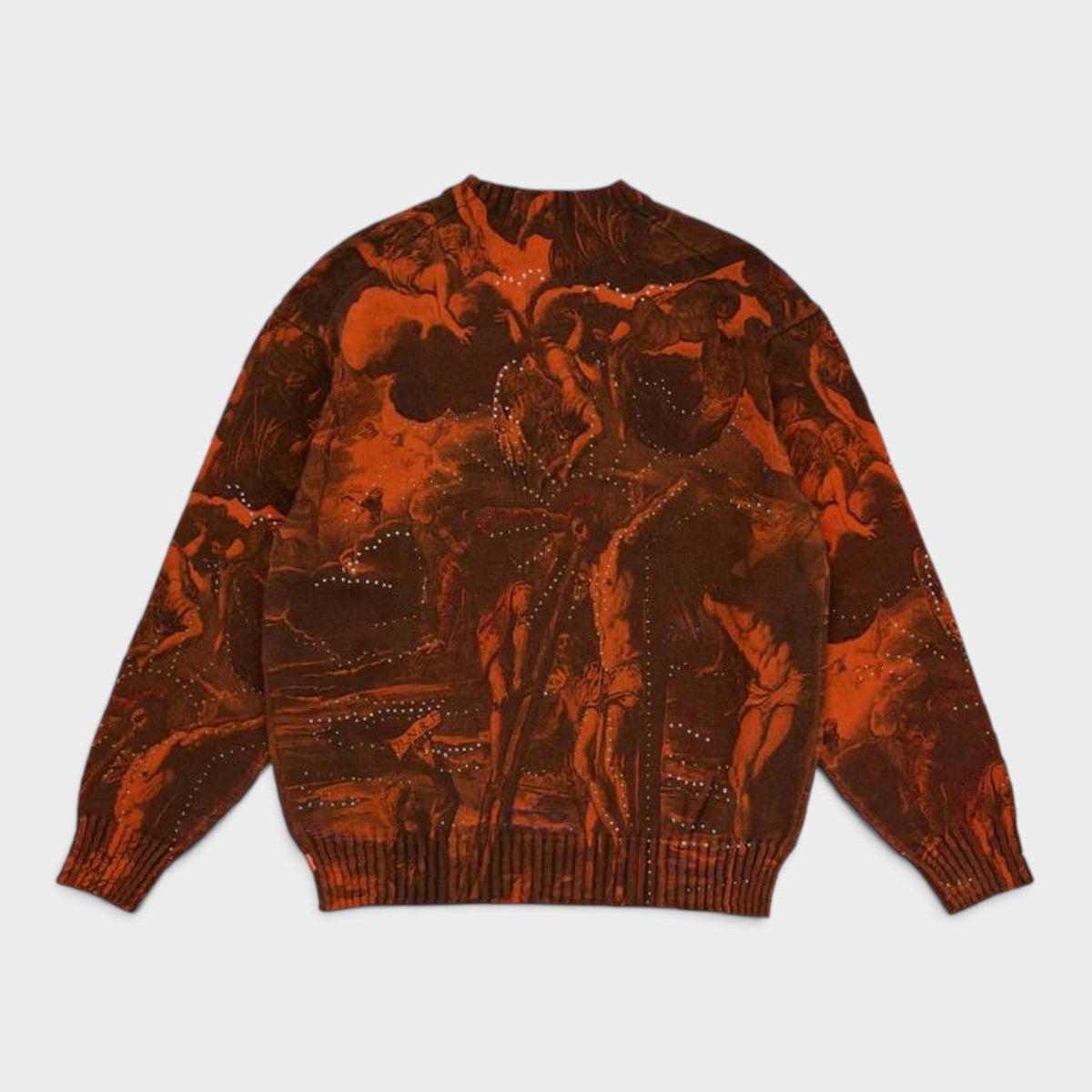  Supreme シュプリーム 2026AW Crucifixion Sweater クルシフィクション セーター オレンジ