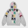 Supreme シュプリーム 2026AW Mirrored Applique Hooded Sweatshirt ミラード アップリケ フーデッドスウェットパーカー ヘザーグレー