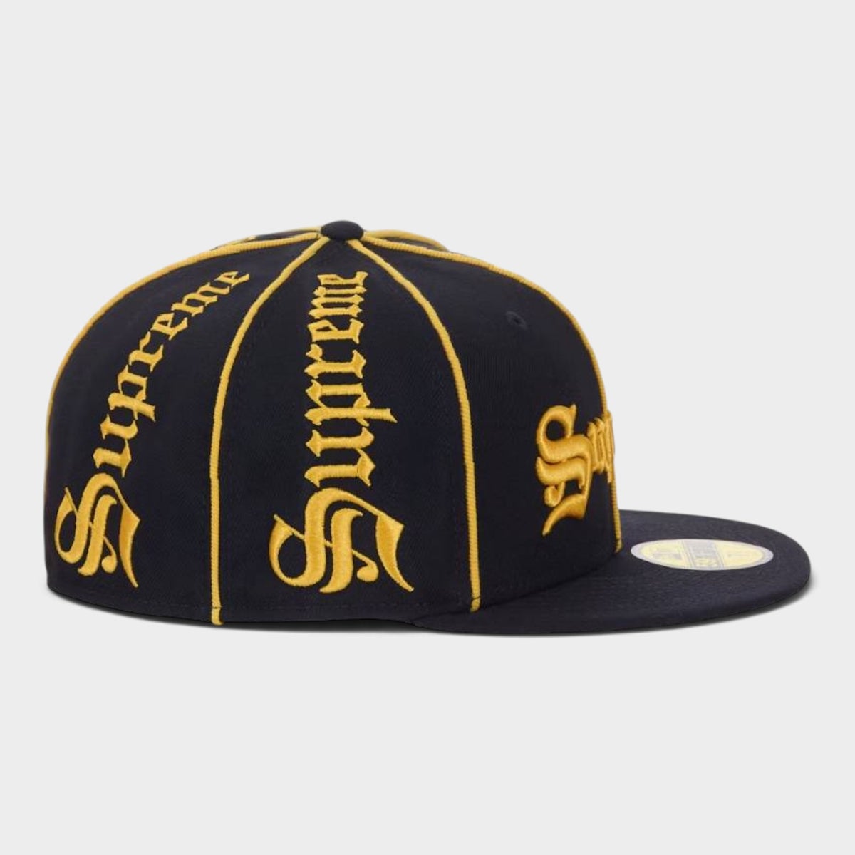  Supreme シュプリーム 2026AW Piping Script New Era Cap パイピング スクリプト ニューエラキャップ　ネイビー