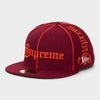 Supreme シュプリーム 2026AW Piping Script New Era Cap パイピング スクリプト ニューエラキャップ　カーディナル
