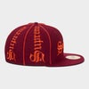 Supreme シュプリーム 2026AW Piping Script New Era Cap パイピング スクリプト ニューエラキャップ　カーディナル
