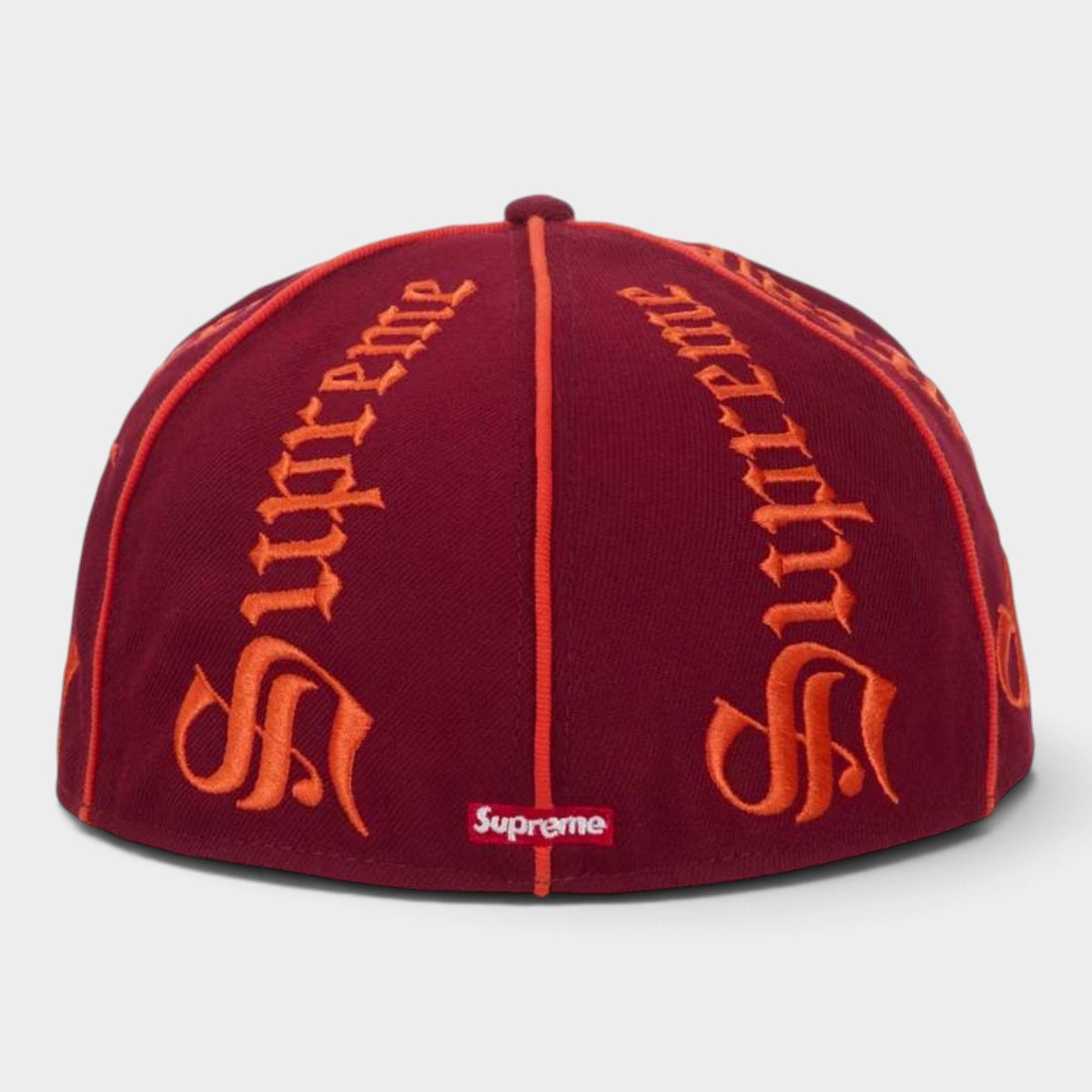 Supreme シュプリーム 2026AW Piping Script New Era Cap パイピング スクリプト ニューエラキャップ　カーディナル