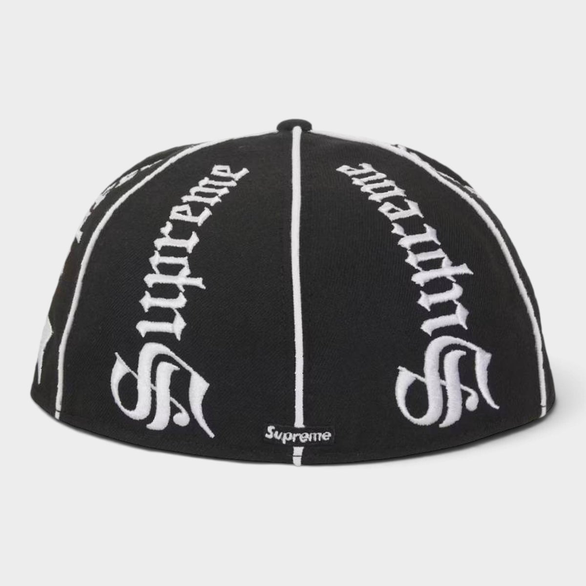 Supreme シュプリーム 2026AW Piping Script New Era Cap パイピング スクリプト ニューエラキャップ　ブラック